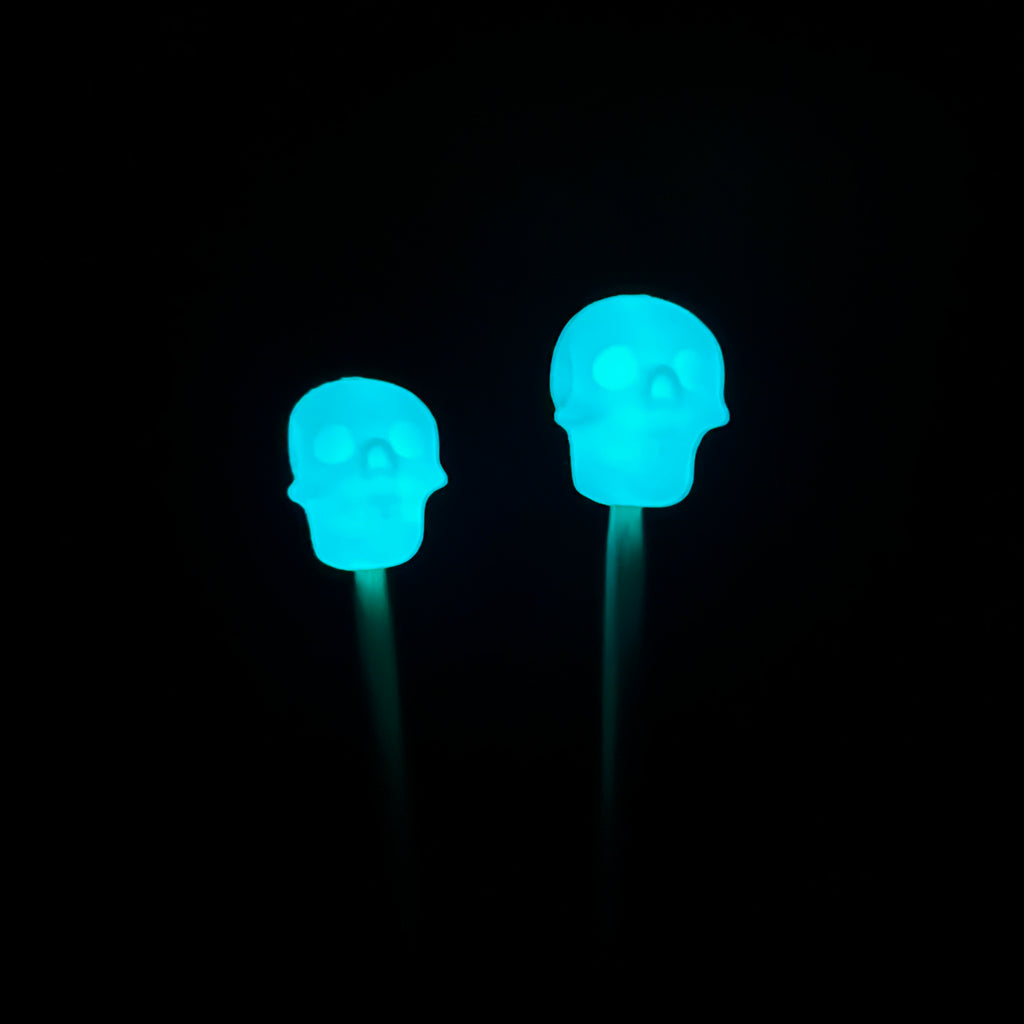 Glow in the Dark Skulls | Stitch Stoppers By Toil & Trouble
