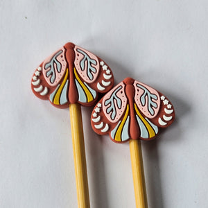 Red Moth | Stitch Stoppers By Toil & Trouble