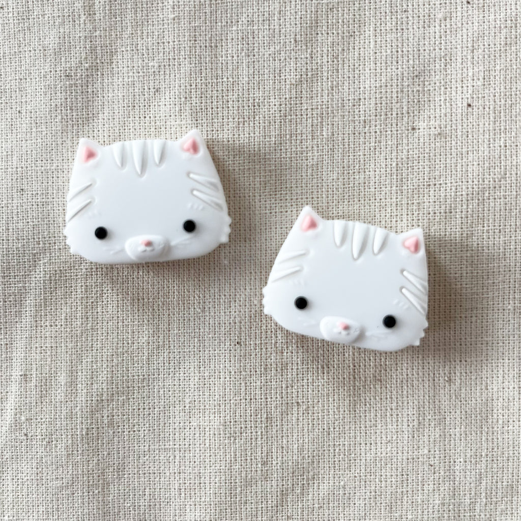 White Cat | Stitch Stoppers By Toil & Trouble